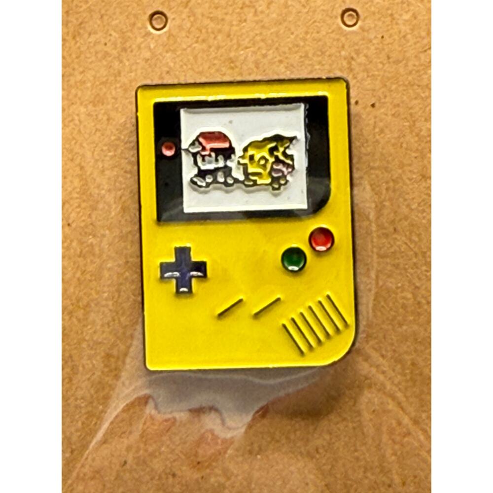 Pokemon Enamel Pin - Ash Ketchum - Pikachu - Gameboy Color